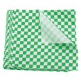 thumbnail image 1 of Uxcell 200Pcs Square Checkered Pattern Wax Paper Sheets 9" x 9" Green, 1 of 7