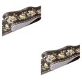 thumbnail image 3 of Decodeary Wood Marbling SelfAdhesive Skirting Line Exquisite Workmanship And Retro Fashion PVC Waterproof Waist Line For Wall PVC balck  lantern flowe 2Set, 3 of 6