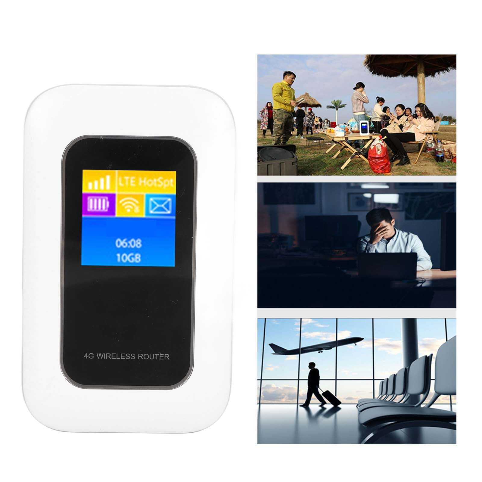 Mobile LTE Hotspot, Stable WiFi Hotspot Device High Gain  For Travel