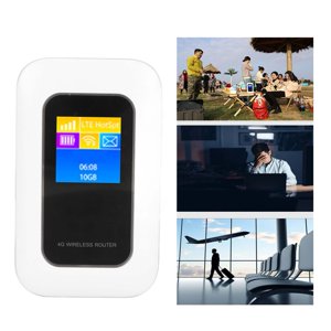 Mobile LTE Hotspot, Stable WiFi Hotspot Device High Gain  For Travel