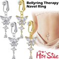 thumbnail image 2 of Piercing-free Butterfly Belly Button Nail Fake Belly Belly Sexy Button Piercing No Button Ring Z5s9, 2 of 7