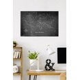 thumbnail image 3 of Chalk Map - World Wall Poster, 22.375" x 34", 3 of 4