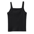 thumbnail image 1 of Sunnyoo Big Girls Camisole Sleeveless Ribbed Undershirt Breathable Camisole, Sizes 3-12, 1 of 4