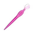 thumbnail image 2 of Transemion Makeup Tool Reusable Grooming Supply Facial Shaver Styling Props Convenient Eyebrows Trimmer Practical Eyebrow Stencil Transparent Pink 1Set, 2 of 6