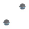 thumbnail image 2 of Transemion Replacement Microphone Grille Replacing Detachable Wired Wireless Mic Head Type 2 2Set, 2 of 6