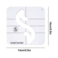 thumbnail image 4 of Yhmxh Gifts for Women & Men,Home Essentials Acrylic DIY Sewing Patchwork Ruler Special-shaped Hollow Sewing Kit Patchwork Template Sewing Board, 4 of 4