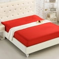 thumbnail image 1 of Polyester Bedspread Color Brushed Bed Cover Color Bed Sheet Mattress Protective Cover Waterbed Sheet, 1 of 1