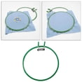 thumbnail image 3 of Cadre de Support de Ressort pour Broderie, Point de Croix, Cadre de Tension, Fournitures d'Affichage DIY pour Adultes, Vert, 3 of 9