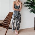 thumbnail image 2 of Leutsin Combinaison Imprimée Décontractée et Stylée pour Femmes, Bretelles, Pantalon de Combinaison, 2 of 8