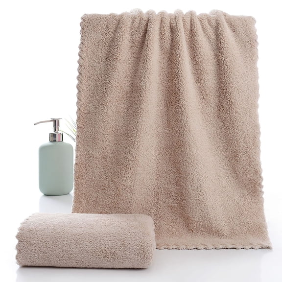 Velvet Towel Plain Face Towel Soft Absorbent Face Wash Ah Face Towel