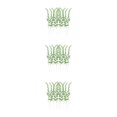 thumbnail image 2 of relayinert Lot de 12/lot Prix Bas Bouquet de Plantes Simulées à Haute Rentabilité Fil de Fer avec Plasticité Arbitraire Eucalyptus Vert 3 Pcs, 2 of 6