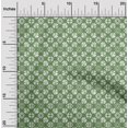 thumbnail image 2 of oneOone Rayon Pear Green Fabric Asian Tye & Dye Craft Projects Decor Fabric Printed By The Yard 56 Inch Wide, 2 of 4