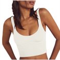 thumbnail image 1 of Yuyuzo Women's Tank Tops Sleeveless Crop Tops Square Neck Ribbed Knit Workout Casual Basic Shirts, 1 of 6