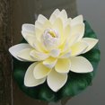 thumbnail image 5 of 18cm Artificial Water Lily Floating Lotus Flower Pond Aquarium Decor Multicolor, 5 of 5