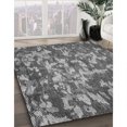 thumbnail image 3 of Ahgly Company Tapis d'Intérieur Lavable en Machine Carré Gris Foncé, 6 Pieds Carré, 3 of 7