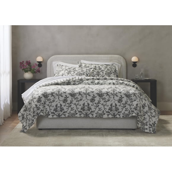 Better Homes & Gardens Floral Toile 3-Piece Printed Comforter Set, Adult King