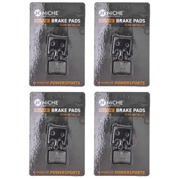 Niche Front Brake Pad for Kawasaki GSXR1000 Semi-Metallic Motorcycle 4 Pack 519-KPA2307D