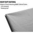 thumbnail image 4 of Outdoor Furniture Cover - Garden Rattan Wicker Waterproof Hanging Chair Furniture Cover - Egg Protective Cover Chair - 210D Oxford Polyester PVC Cover - Gray, 4 of 5