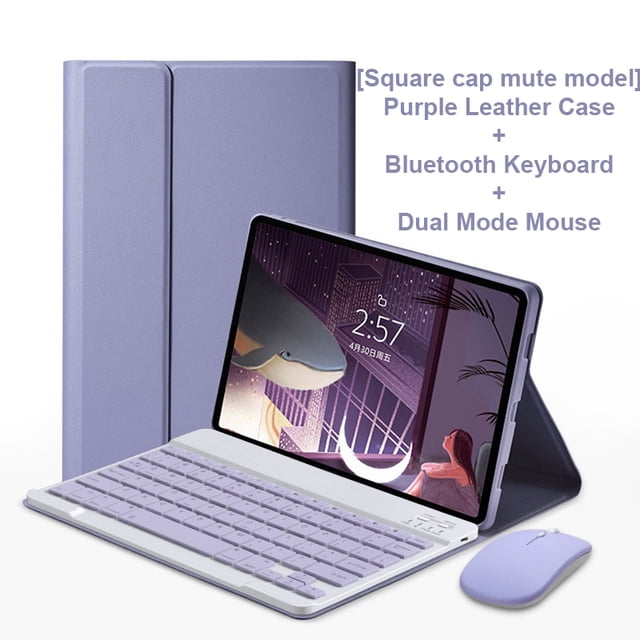 For Lenovo Tab P11 Plus 11 Pro 11.5 Xiaoxin Pad M10 Plus 3rd 10.6 Case with Keyboard, Keyboard Cover for Lenovo P11 Pro 2nd 11.2 Purple B Tab P11 Pro 11.5inch
