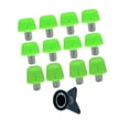 thumbnail image 2 of S SERENABLE 12 Pcs Pointes de Chaussures de Football Remplacement pour Terrain Ferme Vert, 2 of 9