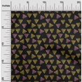 thumbnail image 1 of oneOone Georgette Viscose Fabric Triangle Block Print Fabric By Yard 42 Inch Wide, 1 of 4