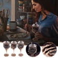 thumbnail image 1 of Vaidha StainlessSteel Teacup A RetroStainless Steel Resin Skull Cup For 3 D Design, 1 of 9