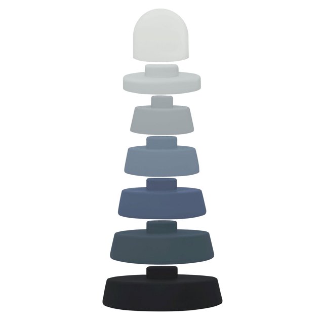 KU Silitower jouet phare empilable en silicone Boy Multi