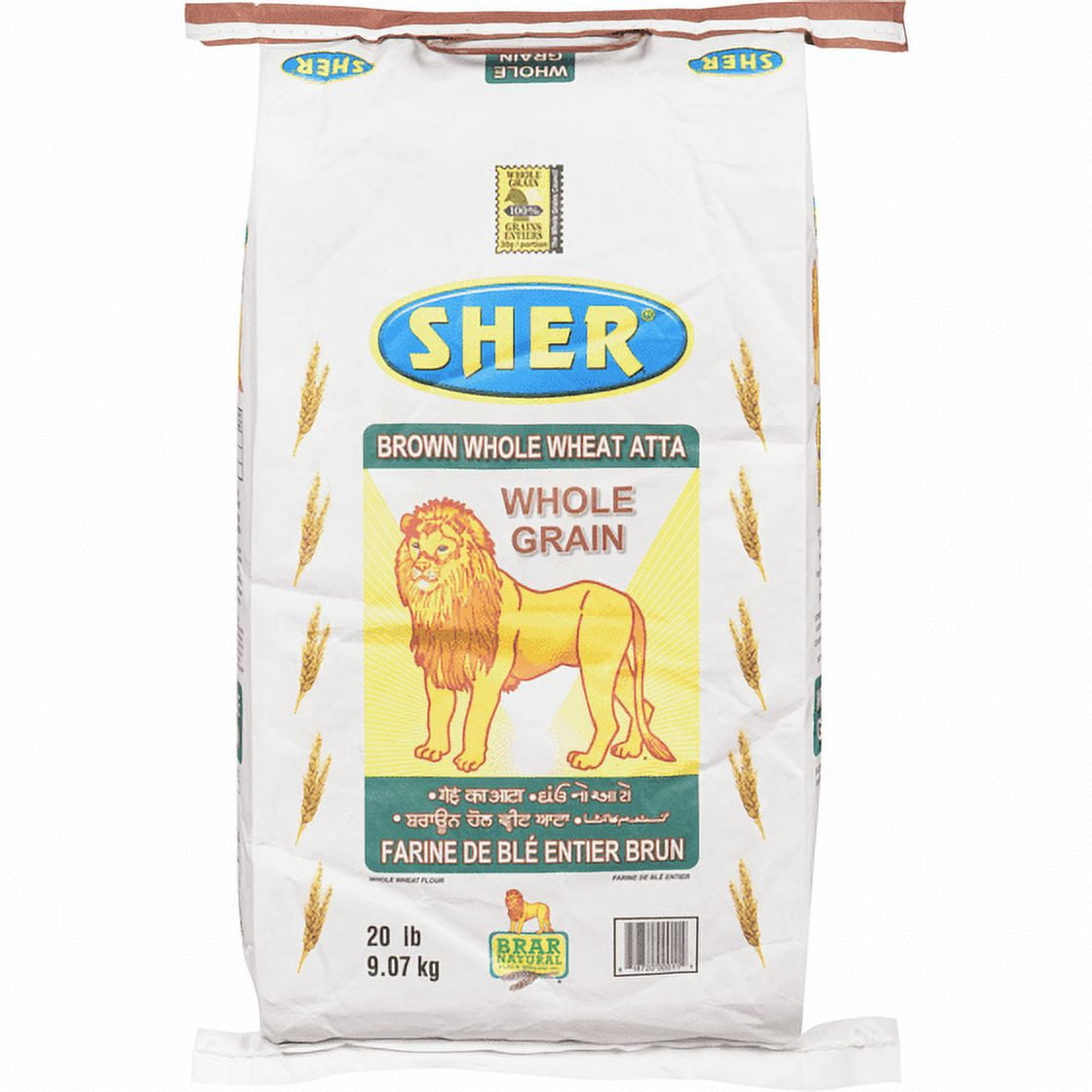 Brar brown Whole Wheat Atta
