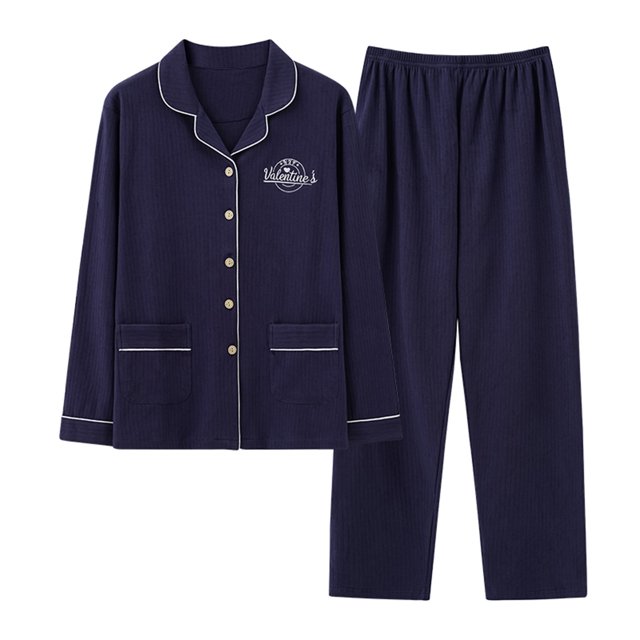 Quatre Saisons Nouveau Cardigan Ample à Manches Longues pour Femmes Grand Ensemble d'Ameublement de Maison Pyjamas Femme