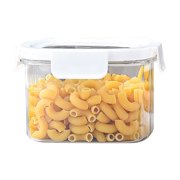 Rbaofujie Kitchen Storage Containers Food Grade Sealed Jar Transparent Tea and Coffee Storage Plastic Bottle Kitchen Grain Jar Meal Prep Containers Reusable Glass