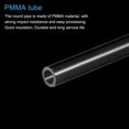 thumbnail image 4 of Unique Bargains Acrylic Pipe Clear Rigid Round Tube 9mm ID 12mm OD 14' for Lamps and Lanterns, Water Cooling System 4pcs, 4 of 6