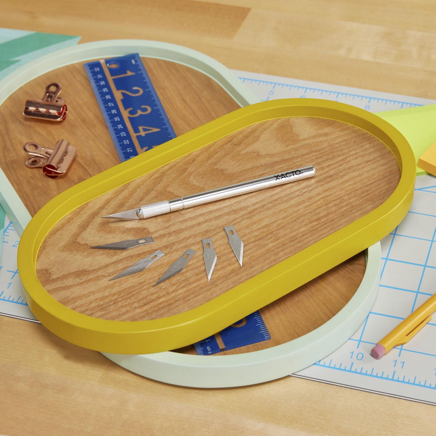 Couteau X-ACTO Nº 1 avec capuchon de sécurité, couteau de précision pour couper, dénuder et tailler délicatement