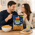 thumbnail image 3 of Jabsons Original Bharuchi Khari Sing Sans Peau 400 g – Arachides Rôties à Sec avec Sel Gemme / Collation Croquante Riche en Protéines, 3 of 4