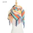 thumbnail image 2 of Penkiiy Foulard pour Femmes Mode Hiver Femmes Foulard Colorée Foulard Décontractée à Franges Châle g Foulard, 2 of 5