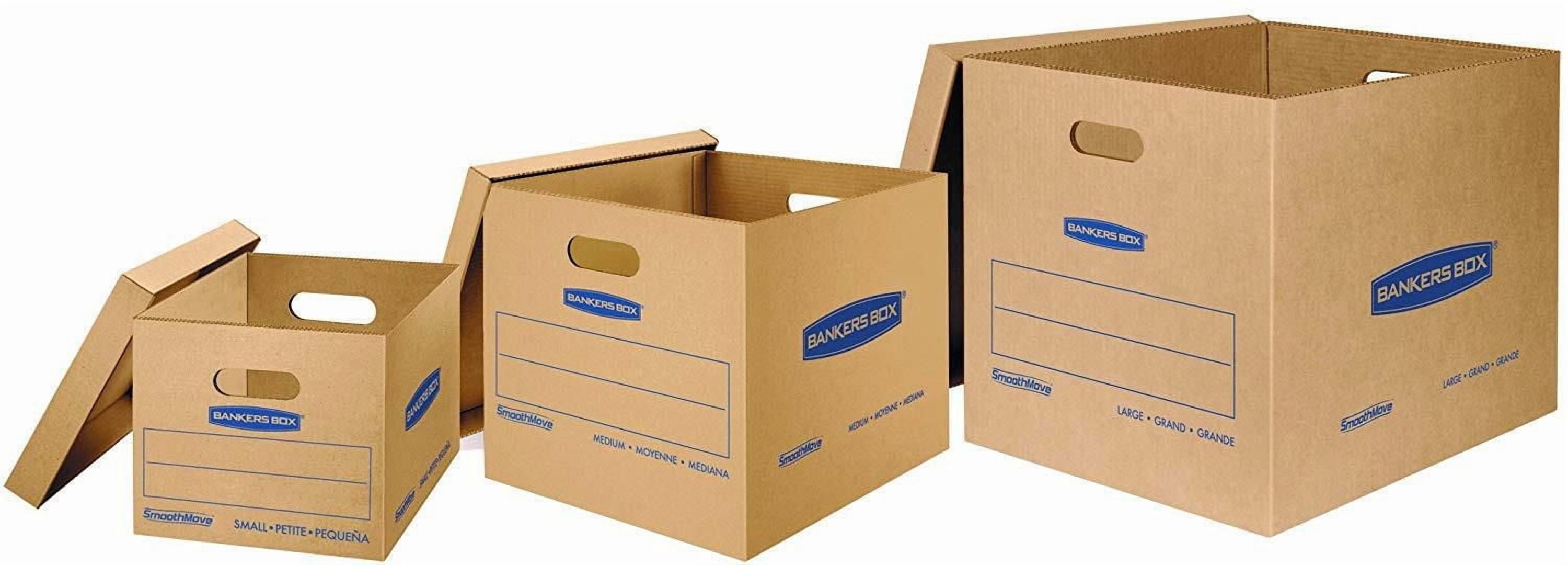 Bankers Box - SmoothMove™, Kit classique, 20 petites/5 moyenne./5 grandes boîtes,  30 Paq.