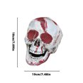 thumbnail image 3 of Yhmxh Halloween Decorations,Party Favors,Halloween Skeletons Plastic Realistic Fake Simulation Human Skull HeadBone Model Halloween Prop Realistic Mini Skeleton Spooky Halloween Decoration, 3 of 5