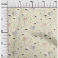 thumbnail image 1 of oneOone Silk Tabby Fabric Bird & Palm Tree Decor Fabric Printed BTY 42 Inch Wide, 1 of 4