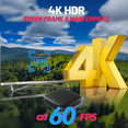 thumbnail image 3 of Raxxio MAG555 Google TV Box - Lecteur Multimédia Android TV avec Wi-Fi Double Bande, Bluetooth 5.0 - Google TV Streamer 4K HDR Films, Émissions, Diffusion en Direct TV, Commande Vocale avec l'Assistant Google Intégré, 3 of 8