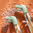 thumbnail image 3 of Dinosaur Children Learning Chopsticks Cartoon Training Chopsticks Boys And Girls Baby Practice Eating Fun Conjoined Chopsticks, 3 of 8