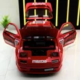 thumbnail image 3 of Modèle de Voiture en Alliage 1:24 Mazda RX7-FC Édition Pull Jouet Électrique Modèle de Voiture Avancé Objets de Collection en Boîte Jaune, 3 of 6