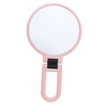 thumbnail image 2 of 2X 3X 15X Magnifying Mirror Double Sided Makeup Mirror Tabletop Foldable - Pink, 2X Magnify, 2 of 8