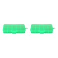 thumbnail image 4 of Thinsony 10 Grid Plastic Jewelry Removable Storage Box Beads Container Earring Green 12.8x6.5x2.2cm 2Set, 4 of 6