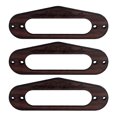 thumbnail image 2 of Miangastore Single Coil Pickup Ring Guitar Pickup Frame Mounting Ring Coffee 3Pcs 18Mm, 2 of 8