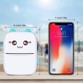 thumbnail image 3 of Mini Printer Portable, Rechargeable Battery Equipped Inkless Sticker Printer for Multipurpose Printing, Clear Printing with Thermal Paper Included, Compatible with iOS + Android, 3 of 6