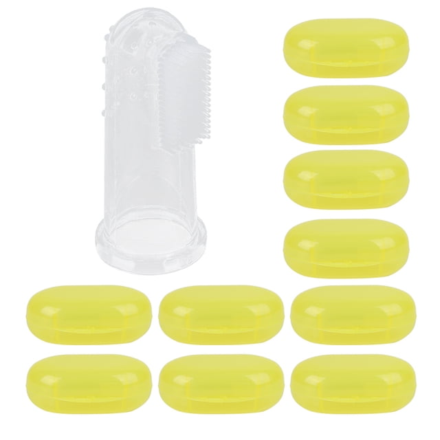 Dioche Baby Finger Teeth Brushes,Infant Silicone Finger Toothbrushes,10pcs Baby Finger Toothbrush Infant Silicone Soft Finger Toothbrushes For Newborn