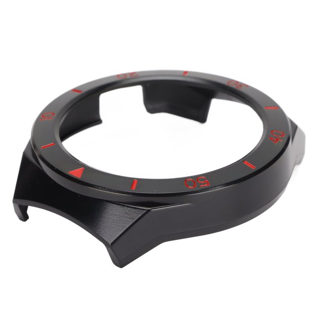 Watch Wristband Screen Protector Shell, Plastic Lightweight Wear Resistance Universal Watch Protector Shell Frame for GT2e Black+White,Black+Red,Black+Blue