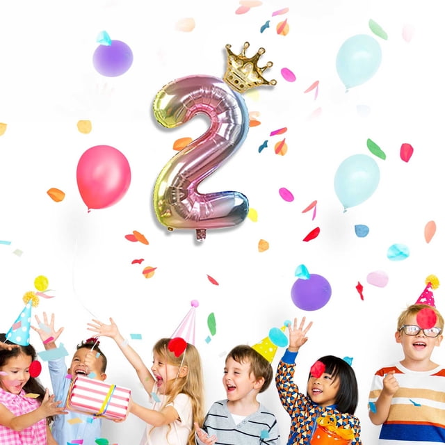 TIMIFIS Balloons Used For Birthday Party, Anniversary Celebration 32IN Number Decoration DecorFall