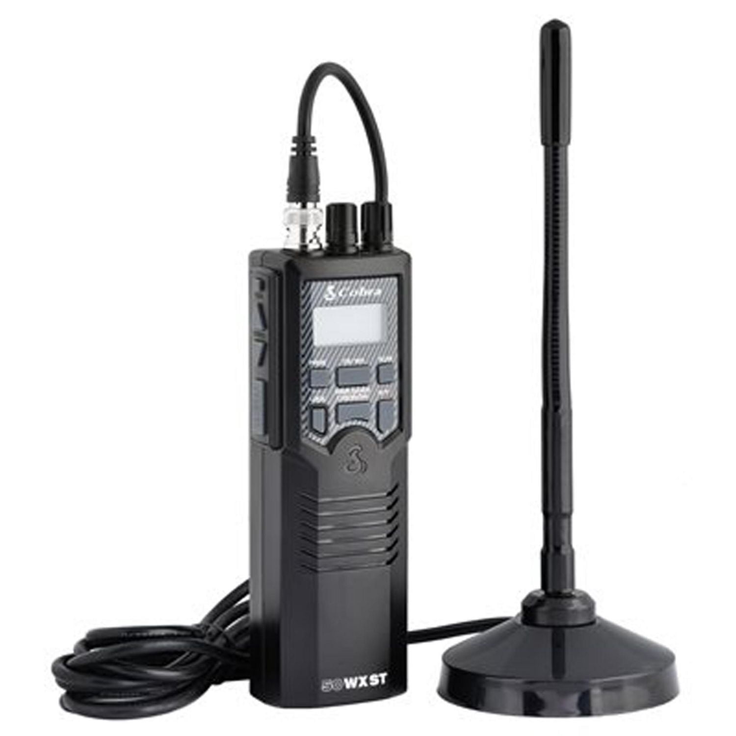 Poste BP portable Cobra 40 canaux avec antenne noir