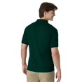 thumbnail image 3 of Hanes Mens CottonBlend EcoSmart Jersey Polo With Pocket 2-Pack, 2XL, 3 of 7