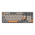 thumbnail image 1 of lionlar Clavier de Jeu Mécanique Russe 100 Touches, Ergonomie, RVB, Rétroéclairé, Filaire USB B, 1 of 9